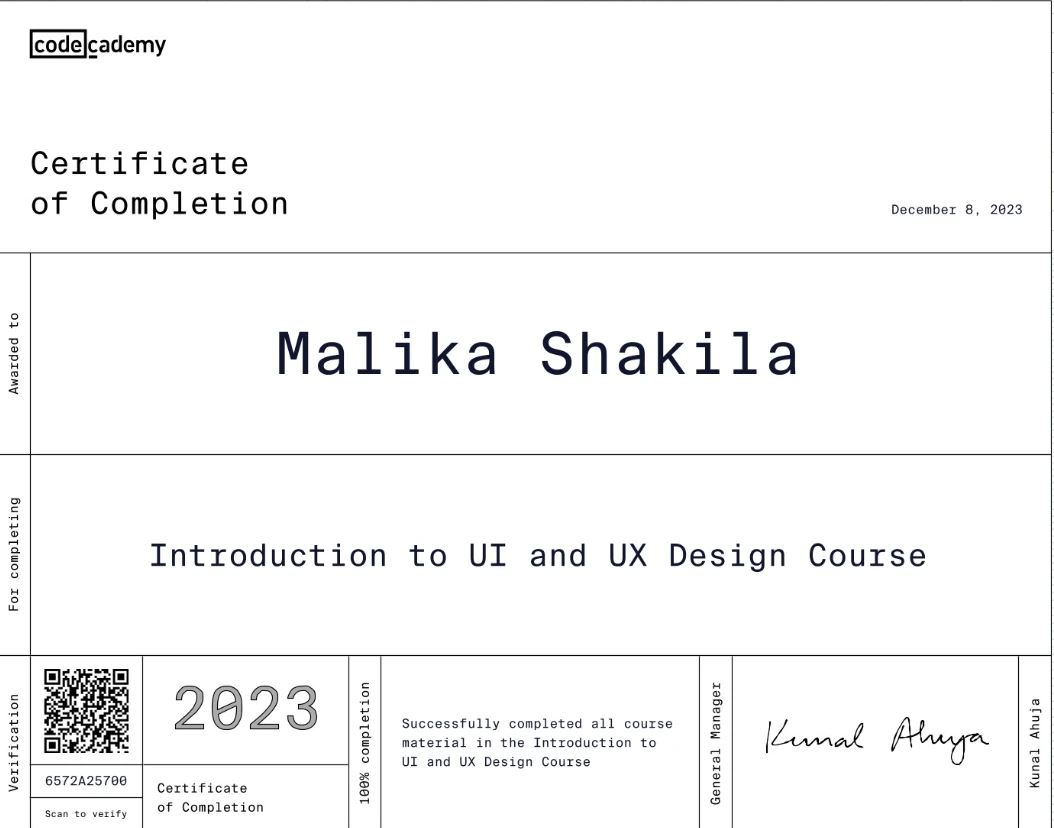 UI/UX Design Foundation trophy