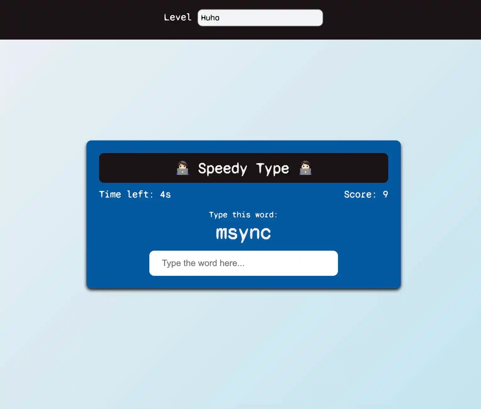Thumbnail of Speedytype